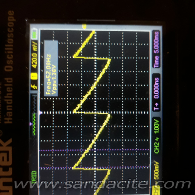 Юност 402(405) - проблем с вертикална линейност 180514-1