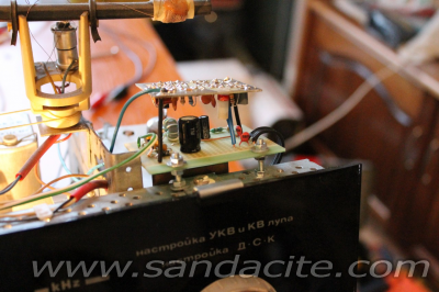 Монтиране на УКВ конверторна приставка на радиоприемник Акорд 104 48880-6