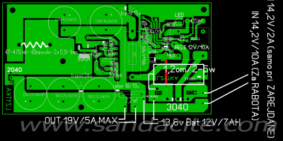 Инвертор на напряжение 12-19v за лаптоп. 153998-0