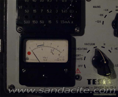 Проверка на параметрите на  Tesla ΒΜ-512Α 110143-0