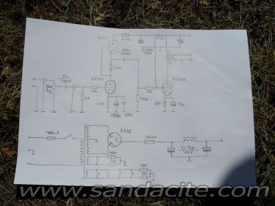 Лампов усилвател с 6Н23П и 6П14П, изграден от боклуци 33504-5