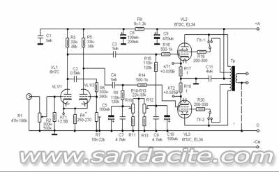 Избор заместител на ЕЛ34 в PP схема. 135105-1