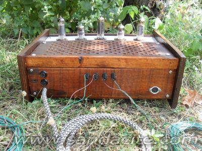 Лампов усилвател с 6Н23П и 6П14П, изграден от боклуци 33500-3