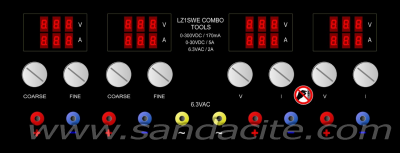 Лабораторно комбо - захранване и измерване 37262-0