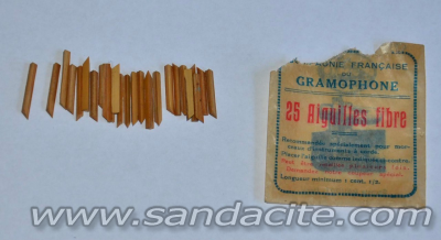 Иглички за Акустични и по-късни грамофони, Как да си направим бамбукови иглички. 31608-2